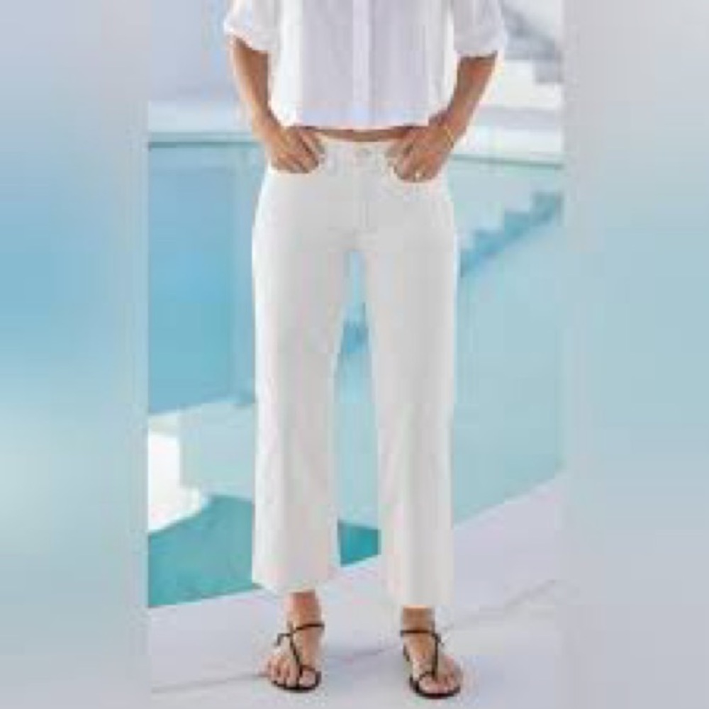 AYR the Easy Easy Jeans in Sea Salt White NWOT